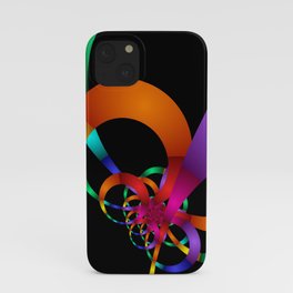 design on black -100- iPhone Case