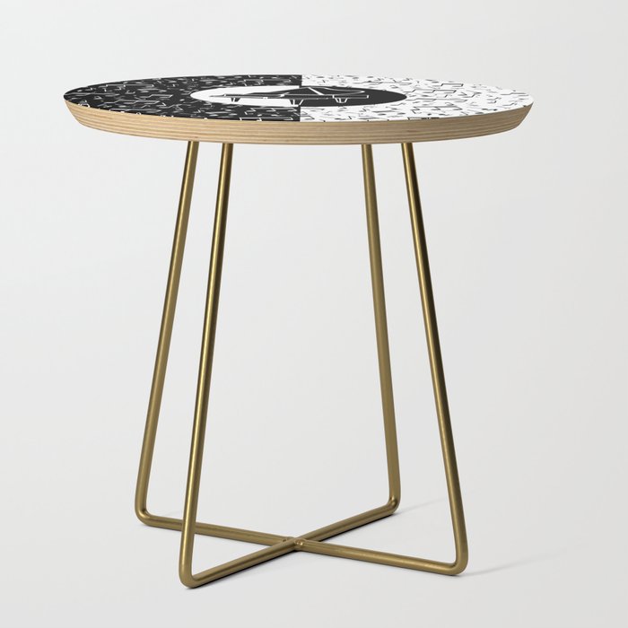 Contemporary piano and musical notes Side Table