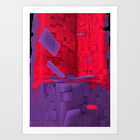 Blocks II Art Print