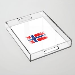 Stavanger 2022 - Angel Tour nach Norwegen mit Flagge Acrylic Tray