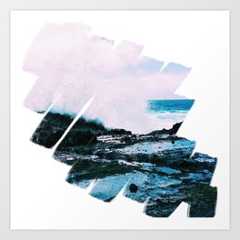 Halona Blowhole Art Print