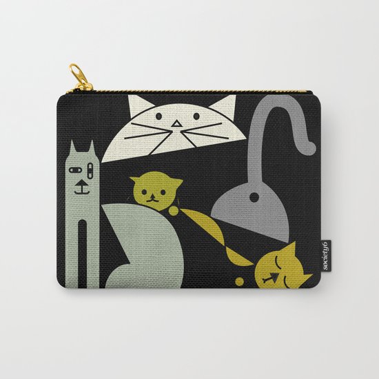 Cats playing Carry-All Pouch