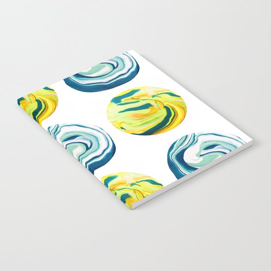 Marbling Tic Tac Toe Notebook