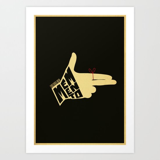 Memento Fan Art poster Art Print