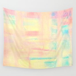 Lemony dream sky watercolor illustration Wall Tapestry