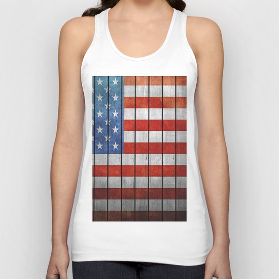 American Flag Unisex Tank Top