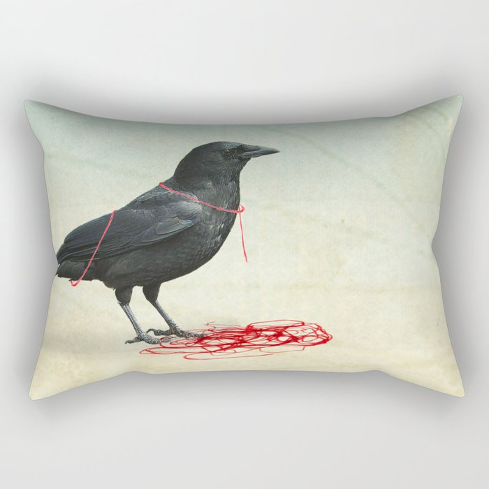freedom  _ black crow Rectangular Pillow