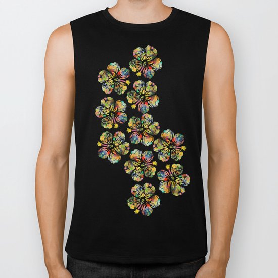 Tropical Mood 3 Biker Tank