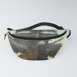 Ancient Spanish Galleon Fanny Pack