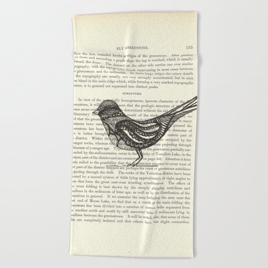 Perched Beach Towel