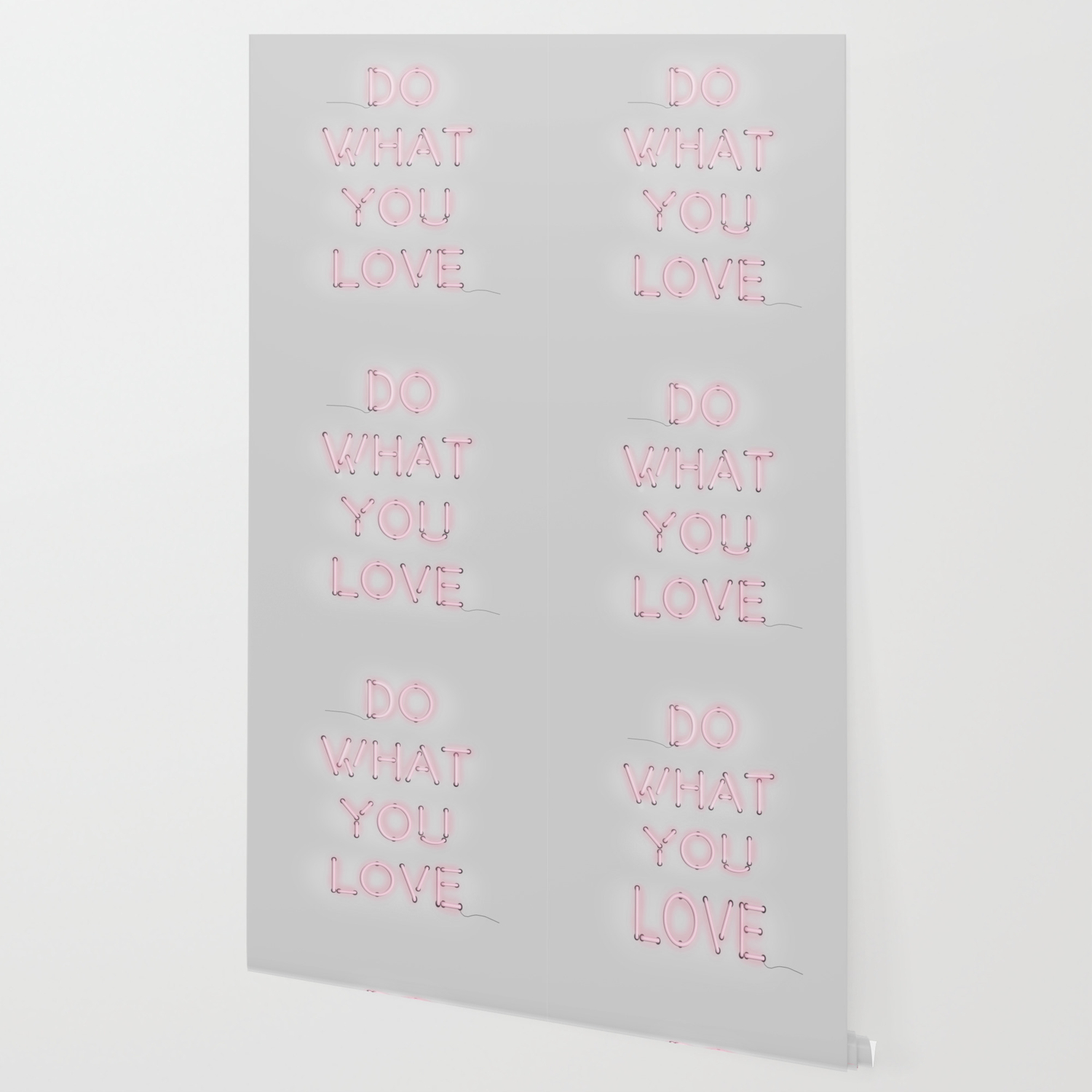 Do What You Love Neon Sign Wallpaper By Prints Miuus Studio Society6