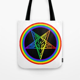 Gay for Satan Tote Bag