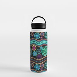 bohemian country design Water Bottle