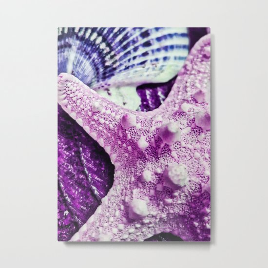 Sweet Little Pink Starfish Metal Print
