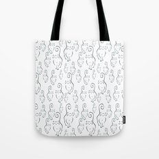 Scattered Silhouettes Tote Bag