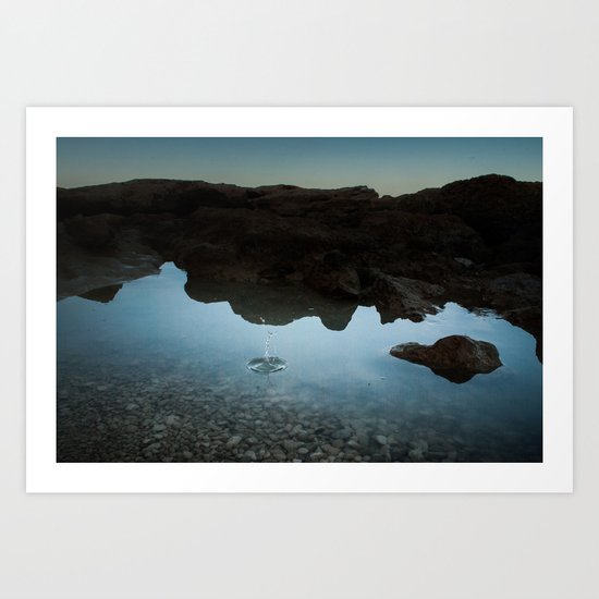 BLUE LAGOON V.II Art Print
