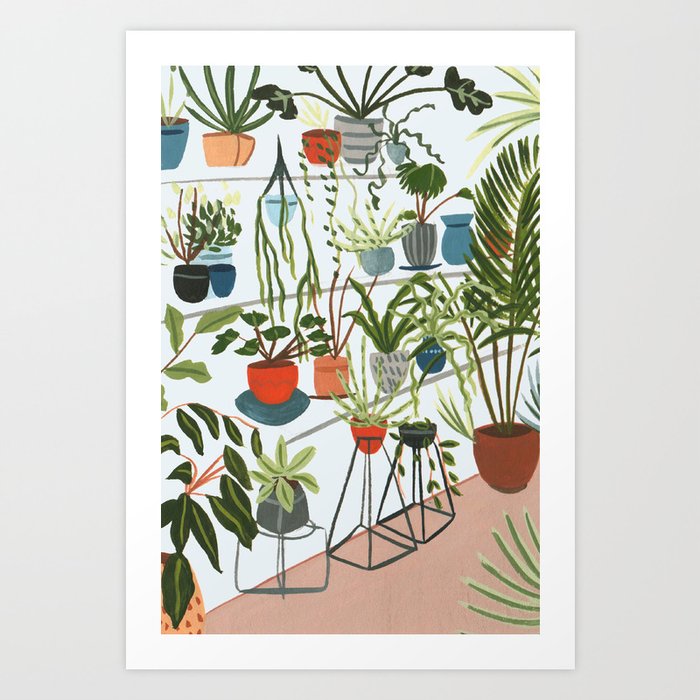 Plant Shop Art Print