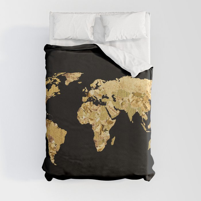 The World is Golden Duvet Cover