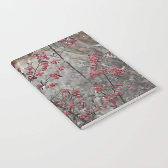 Red Wild Berries in Oakland Notebook