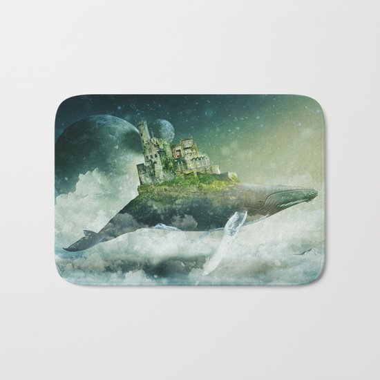 Flying kingdoms Bath Mat