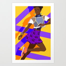 Girl Wonder Art Print