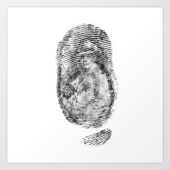 Detective Thumb Art Print