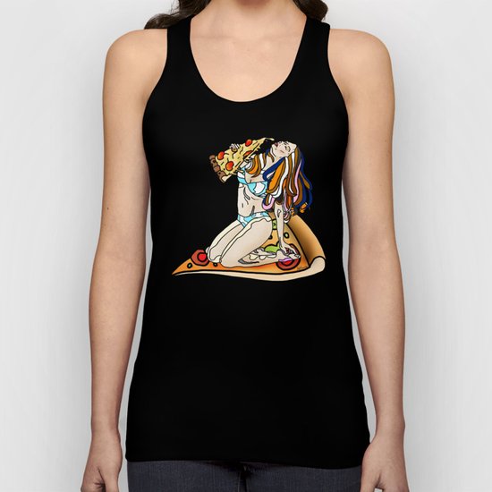 Pizza Girl Unisex Tank Top