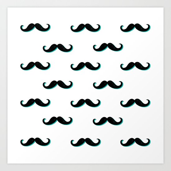 Mustache Art Print