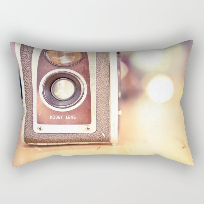 Vintage Camera Rectangular Pillow