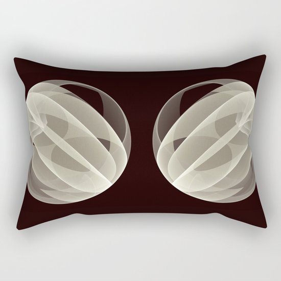 Modern Magic 3D Sphere Rectangular Pillow