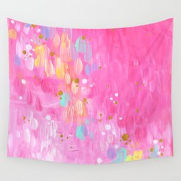 Abstract Series: Hot Pink Wall Tapestry