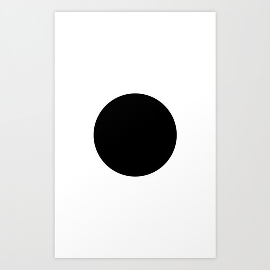 The Circle – Black Art Print
