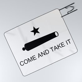 Texas Come and Take it Flag Picnic Blanket