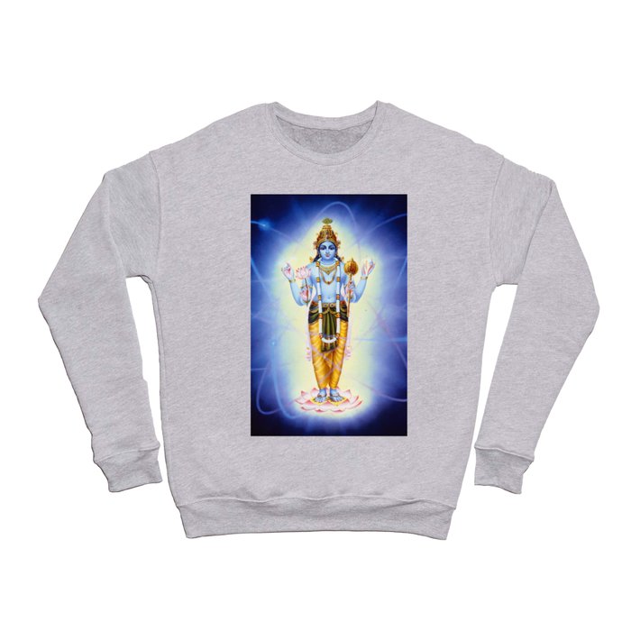 Cosmic Form of Lord Vishnu Crewneck Sweatshirt