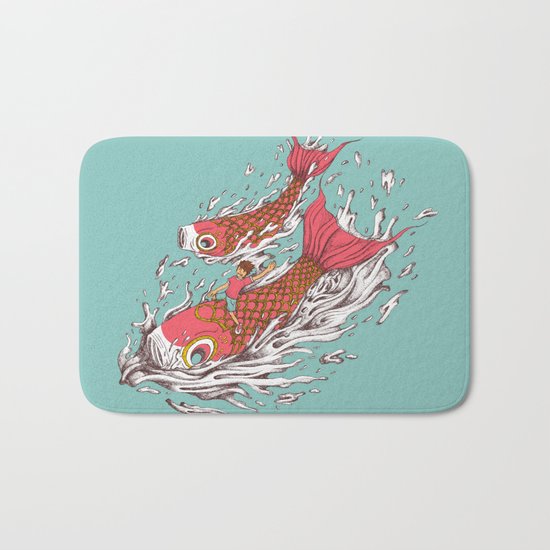 Ride with Koi Bath Mat