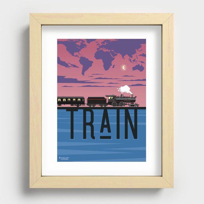 A Railroad to Dreams Recessed Framed Print