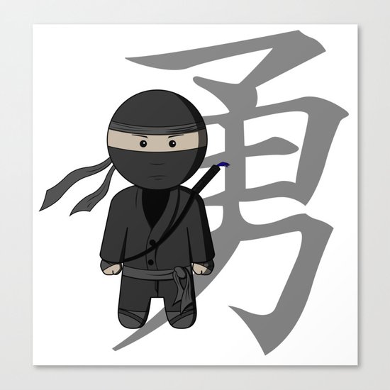 Ninja - Bravery Canvas Print