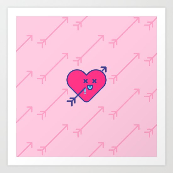 love arrows Art Print