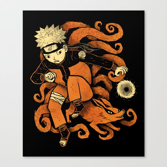 nine tails. Canvas Print