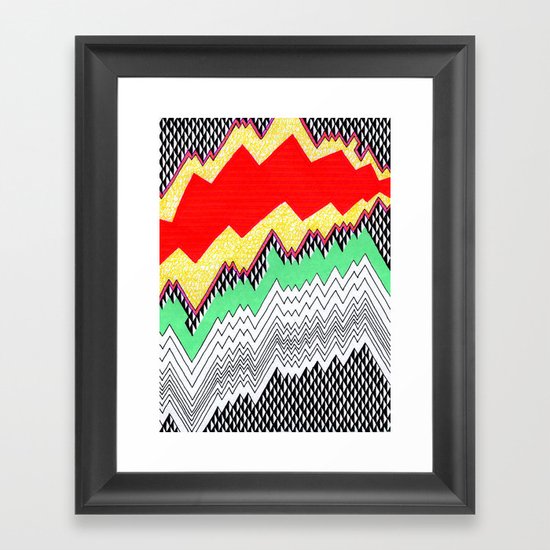 Isometric Harlequin #1 Framed Art Print