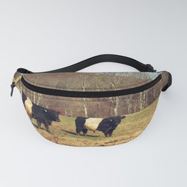 Two Oreo Cows on the Hill, Staring at You Fanny Pack
