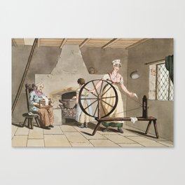 19th century in Yorkshire life Canvas Print