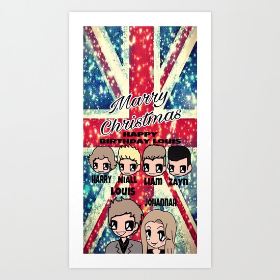 Marry Christmas-6 Art Print