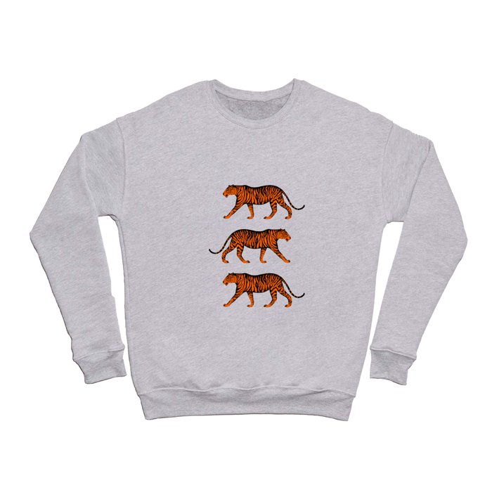 Tigers (White and Orange) Crewneck Sweatshirt