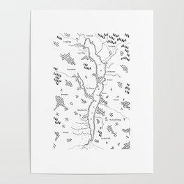 Windermere Map Poster
