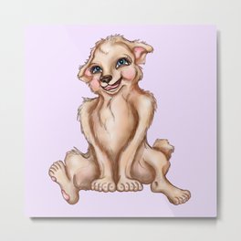 Cutie Patootie Pup Metal Print | Canine, Muttdog, Pupper, Mixedbreeddog, Mixedbreed, Dogs, Beigedog, Puppy, Cutepuppy, Adorablepuppy 