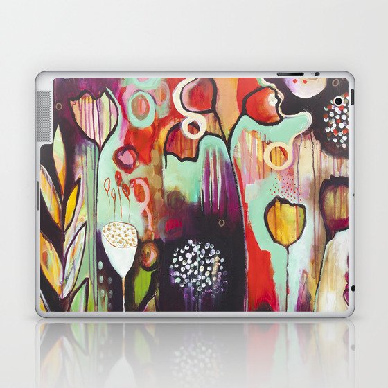 "Release Become" Original Painting by Flora Bowley Laptop & iPad Skin