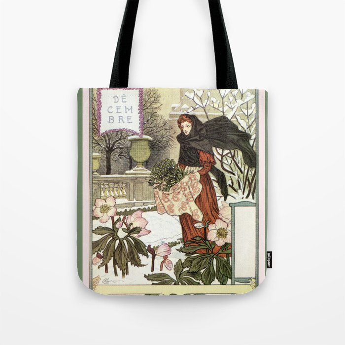 The pretty woman gardener Tote Bag