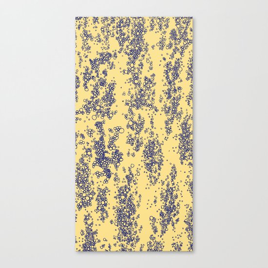 OCEAN YELLOW&BLUE Canvas Print