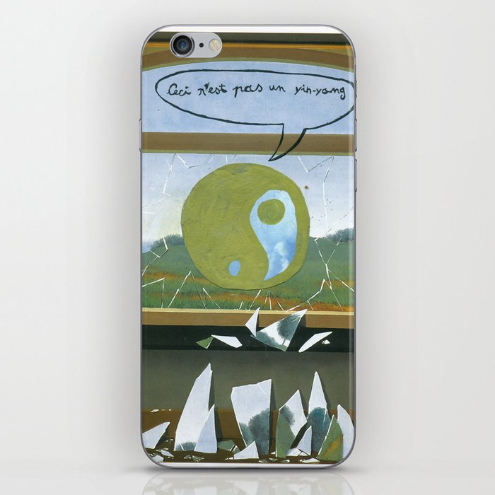 Ceci n'est pas un yin-yang  iPhone Skin